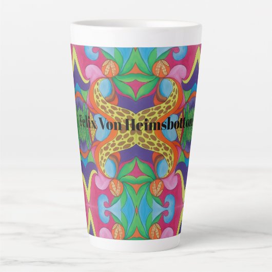 Psychedelische CocoNut Latte Mok (Voorkant)