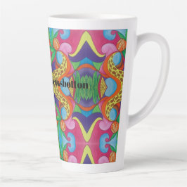 Psychedelische CocoNut Latte Mok