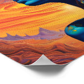 psychedelische dame poster (Hoek)