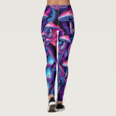 Psychedelische damesleggings leggings (Achterkant)