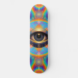Psychedelische Derde Oog Skateboard – Heilige Geom