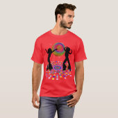 Psychedelische Disco T-shirt (Voorkant volledig)