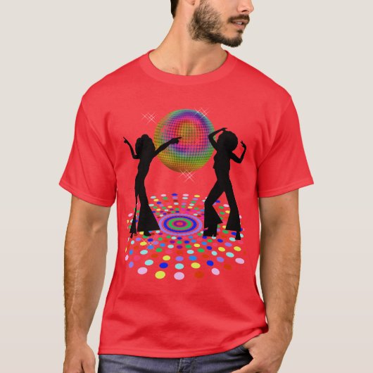 Psychedelische Disco T-shirt (Voorkant)
