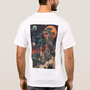 Psychedelische DMT Baobab Bonsai Ukiyo-e T-shirt