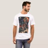 Psychedelische DMT Ukiyo-e Baobab Bonsai Tree T-Sh T-shirt (Voorkant volledig)