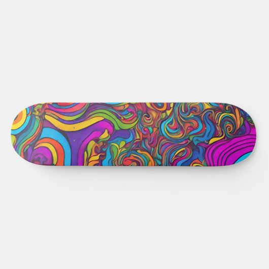 Psychedelische Draaikolk Persoonlijk Skateboard (Horizontaal)