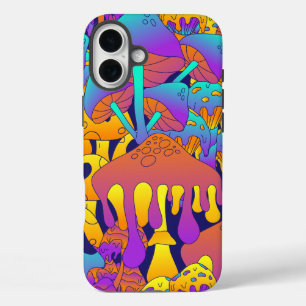 Psychedelische Drippy Paddestoel iPhone / iPad cas 16 Plus Hoesje