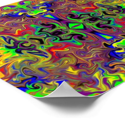 psychedelische dromen poster (Hoek)