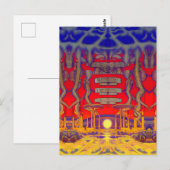 Psychedelische dromenland briefkaart (Voorkant / Achterkant)