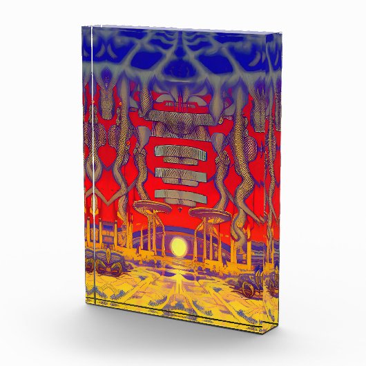 Psychedelische dromenland fotoblokken (Rechts)