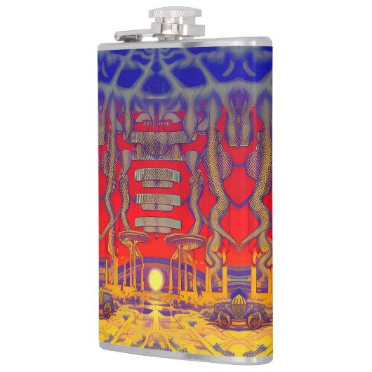 Psychedelische dromenland heupfles (Links)