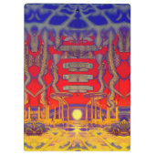 Psychedelische dromenland klembord (Achterkant)