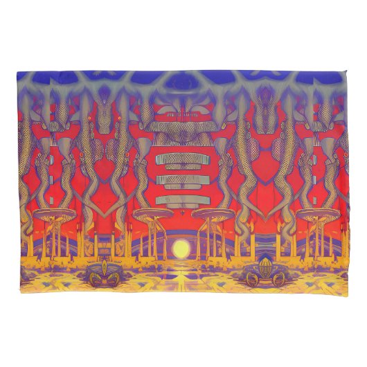 Psychedelische dromenland kussensloop (Voorkant)