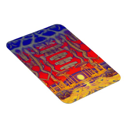 Psychedelische dromenland magneet (Rechterzijde)