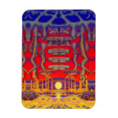 Psychedelische dromenland magneet (Verticaal)