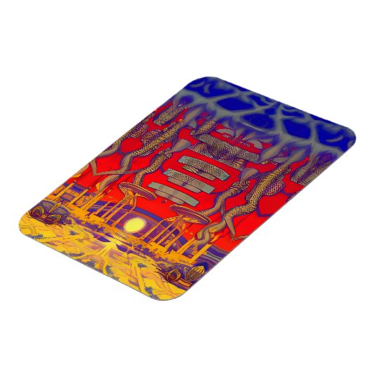 Psychedelische dromenland magneet (Linkerzijde)