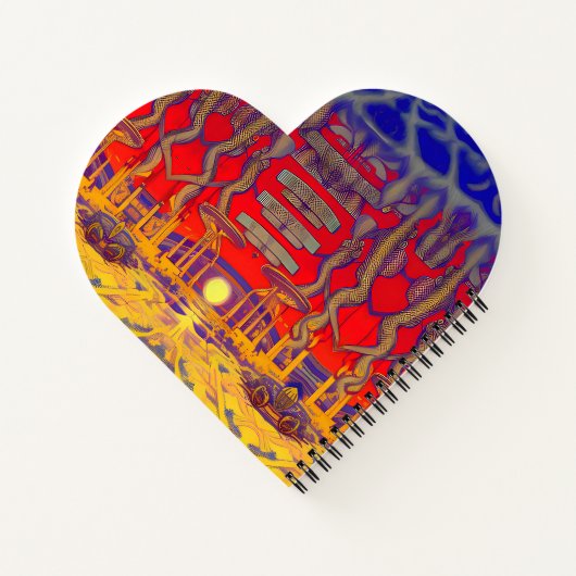 Psychedelische dromenland notitieboek (Achterkant)