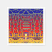 Psychedelische dromenland servet (Voorkant)