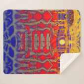 Psychedelische dromenland sherpa deken (Voorkant (horizontaal))