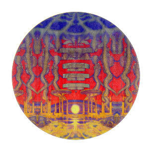 Psychedelische dromenland snijplank