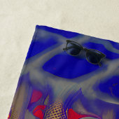 Psychedelische dromenland strandlaken (In situ)