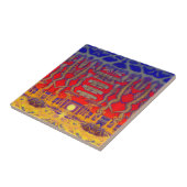 Psychedelische dromenland tegeltje (Zijkant)