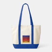 Psychedelische dromenland tote bag (Achterkant)
