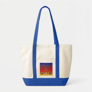 Psychedelische dromenland tote bag