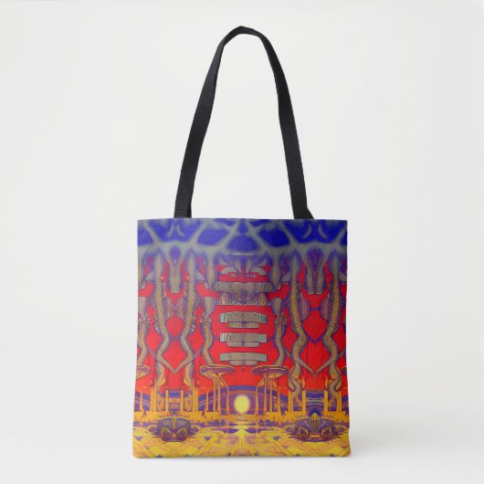 Psychedelische dromenland tote bag (Voorkant)