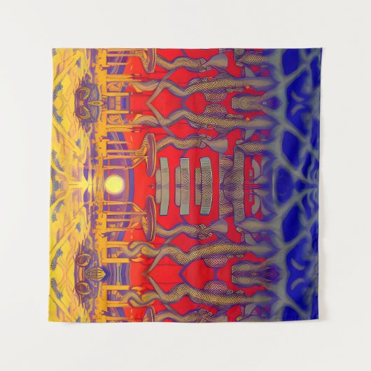 Psychedelische dromenland wandkleed (Voorkant (horizontaal))