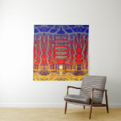 Psychedelische dromenland wandkleed (In situ)