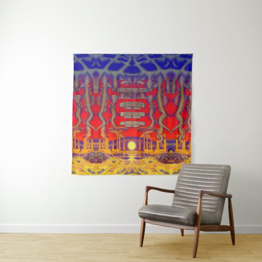 Psychedelische dromenland wandkleed (In situ)