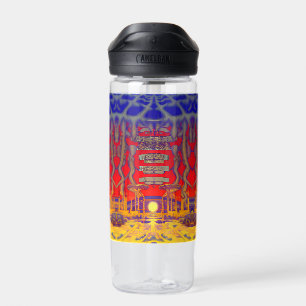 Psychedelische dromenland waterfles