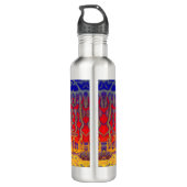 Psychedelische dromenland waterfles  (Achterkant)