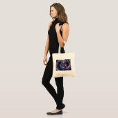 psychedelische dromenvanger boodschappentas tote bag (Voorkant (model))