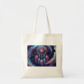 psychedelische dromenvanger boodschappentas tote bag (Voorkant)