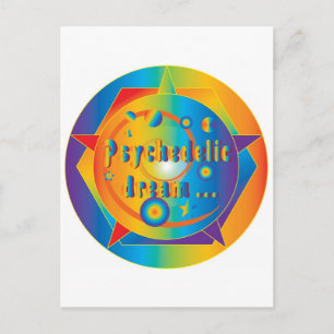 Psychedelische droom ... briefkaart