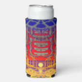 Psychedelische Droomland Seltzer Blikjeskoeler (Seltzer Voorkant)
