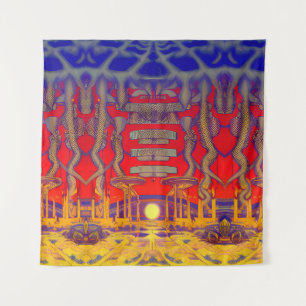 Psychedelische Droomland Wandkleed