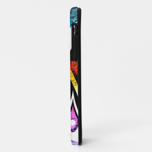 Psychedelische druppelkunst Case-Mate iPhone case (Achterkant/links)