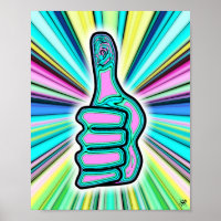 Psychedelische duimen omhoog!