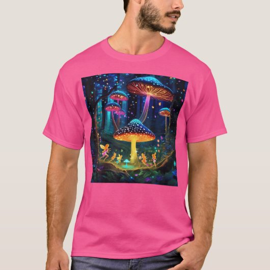 Psychedelische EDM Music Festival Camp Hippie Grap T-shirt (Voorkant)