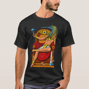 Psychedelische Egyptische God Thoth T-shirt
