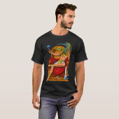 Psychedelische Egyptische God Thoth T-shirt (Voorkant volledig)
