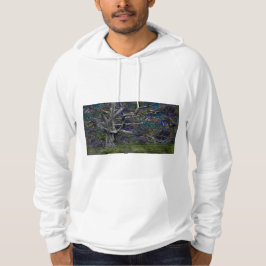 psychedelische eik hoodie