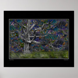 psychedelische eik poster