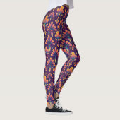 Psychedelische en kleurrijke bloemen leggings (Rechts)