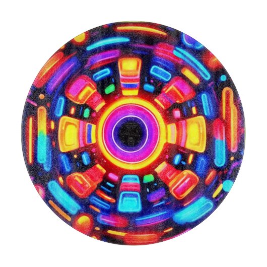 psychedelische energiestoot snijplank (Voorkant)