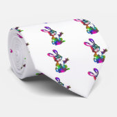 psychedelische esster bunny stropdas (Opgerold)