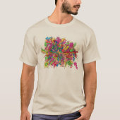 Psychedelische explosie t-shirt (Voorkant)